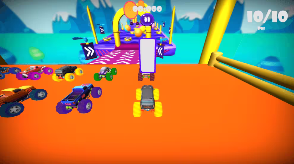 Fall Cars Ultimate Knockout Race