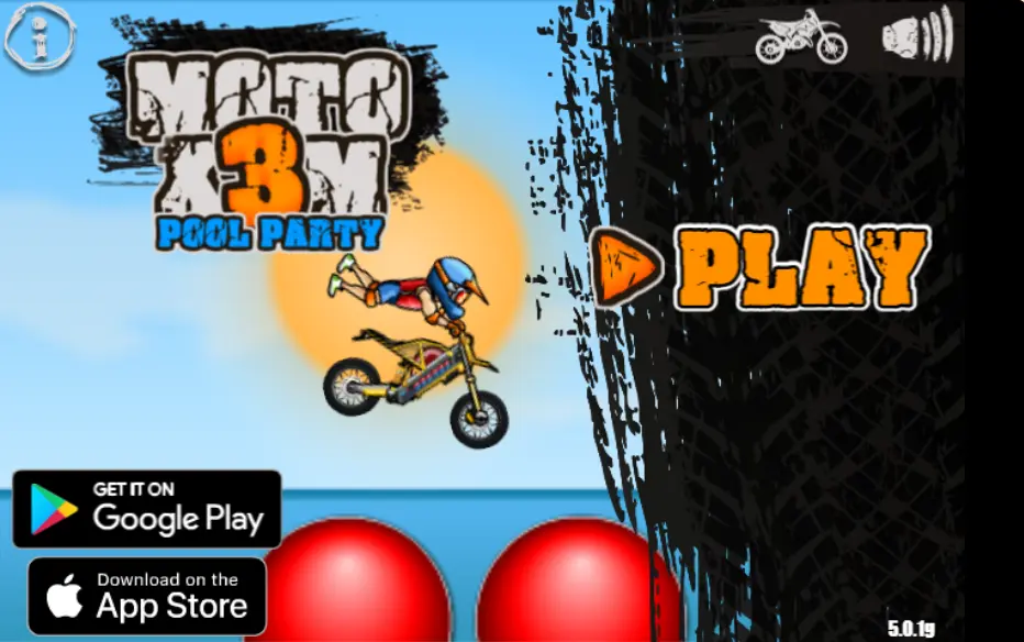 Moto X3M 5: Pool Party